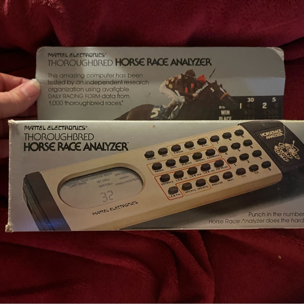 Mattel Electronics Horse Race Analyzer